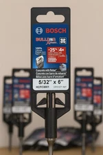 *5 Pack* ~ Bosch Bulldog Xtreme  Carbide SDS Plus Drill Bits 5/32 X 6”Size *New*