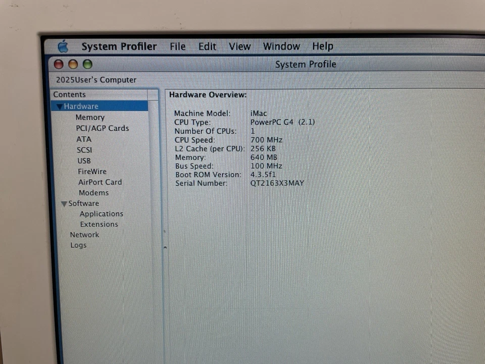 Apple iMac G4 Desktop Computer 2002 M6498 with Keyboard & Mouse Tested Works - Image 3 of 4