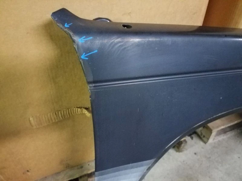 Passenger Right Fender Black Fits 1983-1994 CHEVY BLAZER S10 / GMC JIMMY S15 Foto 2 de 4