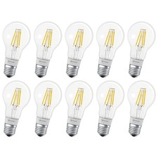 10 x LED Smart+ Filament Birnen 5,5W E27 klar...