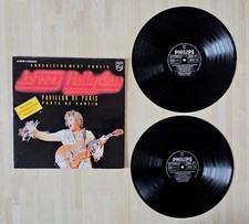 2 DISQUES VINYLES JOHNNY HALLYDAY Pavillon de Paris 1979 6681011 TRES BON ETAT