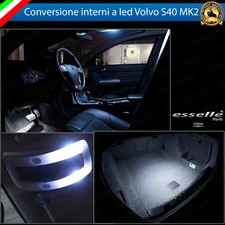 KIT LED INTERNI VOLVO S40 MK2 II CONVERSIONE INTERNA A LED 6000K BIANCO GHIACCIO