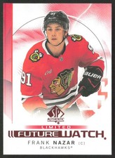 2024-25 UD SP Authentic Frank Nazar 138 Future Watch Limited Red RC