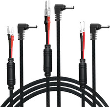 3 Types of DC3.5 Radar Detector Hardwire Power Cord Mirror Wire Plug Tap,With In