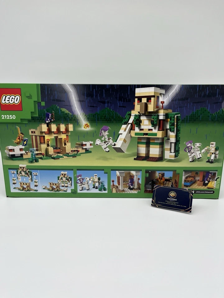 LEGO Minecraft 21250 La Fortaleza Golem de Hierro Nuevo en Caja Auténtico Envío Rápido Foto 2 de 2