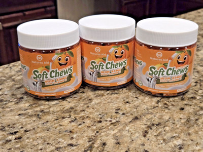 Nature's Aid Soft Chews Iron 45mg Plus Vitamin C Getting 3 Exp 12/26