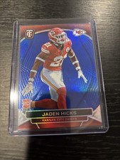 2024 PANINI TOTALLY CERTIFIED JADEN HICKS BLUE MIRROR PLATINUM RC #149/149 