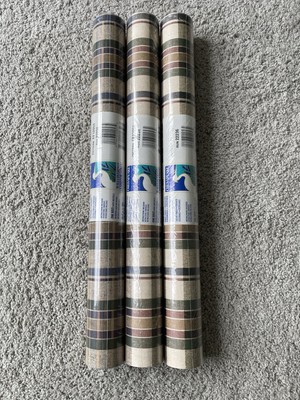 Chesapeake Wallcoverings Plaid Cabin Farmhouse Wallpaper FF12053 - 3 New Rolls
