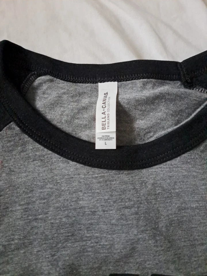 Camicia uomo Ragland marca Dhl grande lotto di 3 logistica mai indossata tessuto Triblend - Immagine 4 di 4