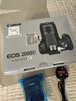 Canon EOS 2000D Digital SLR Camera with EF-S 18-55mm III Lens