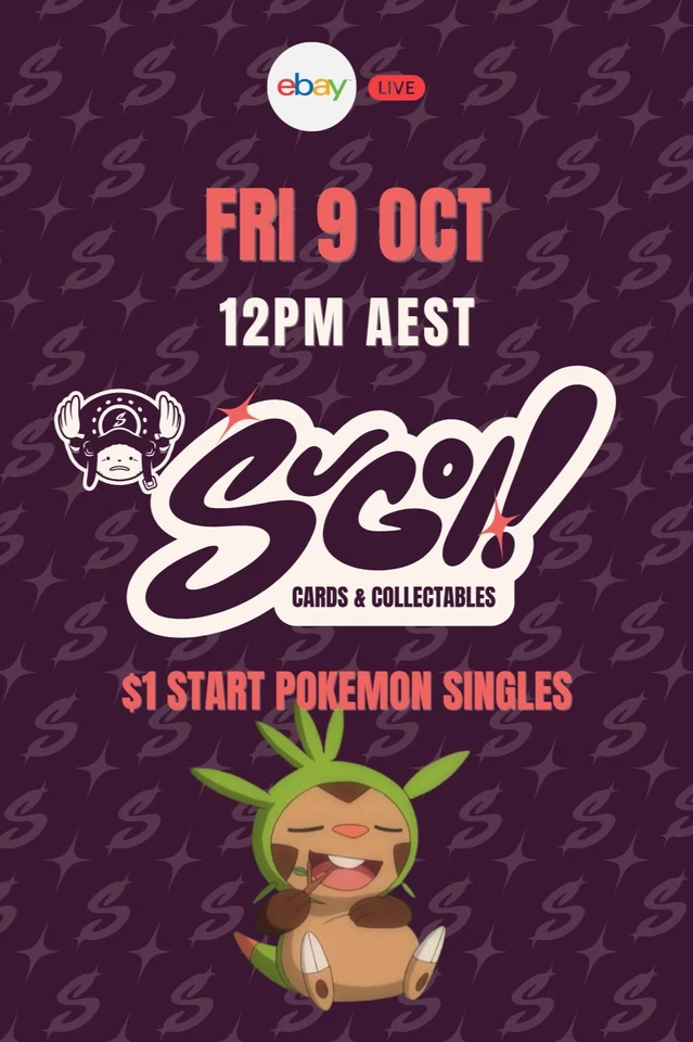 LUNCH BREAK | $1 Start Pokemon Auctions | *SINGLES ONLY*