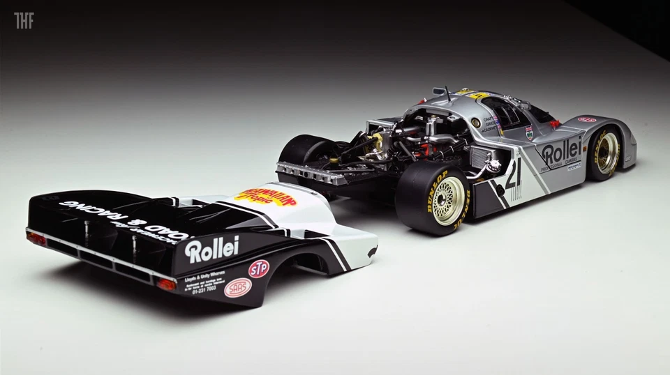 1/18 Minichamps Porsche 956L #21 Rollei 24H LeMans 1984 ltd.500pcs-183846921 - Image 2 of 4