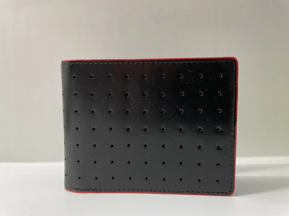 J. FOLD JF ROADSTER SLIMFOLD LEATHER SPORTS WALLET CARD HOLDER Perforated  0274 - Image 4 of 4