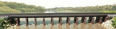 BTS Models 17144 O Scale Wood Estuary Railroad Trestle Laser-Cut Wood