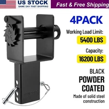 4 Pack Trailer Stake Pocket Winch, Utility Capacity# 16200 lbs, WLL 5400 Lbs NEW