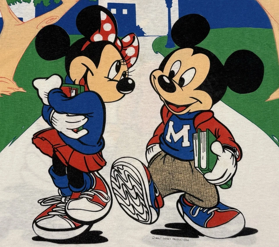 Tanque Colección Mickey Mouse Años 80 Walt Disney Productions M/L Minnie Allison Foto 3 de 4