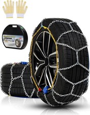 Snow Tire Chains For Cars Suv Pickup Trucks Auto Tightening Fast Install Hkn-130