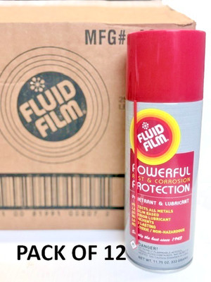 12PK Fluid Film 11.75oz Rust & Corrosion Protection Prevention Aerosol Lubricant