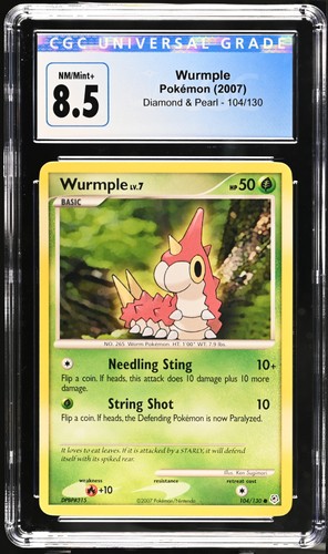 Wurmple graded CGC 8.5 for sale on eBay