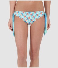  46 Next Women's Green Blue Printed Go With The Flow Bikini Bottom Size Small