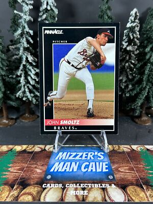 1992 Score Pinnacle Baseball John Smoltz Braves Base Card 191