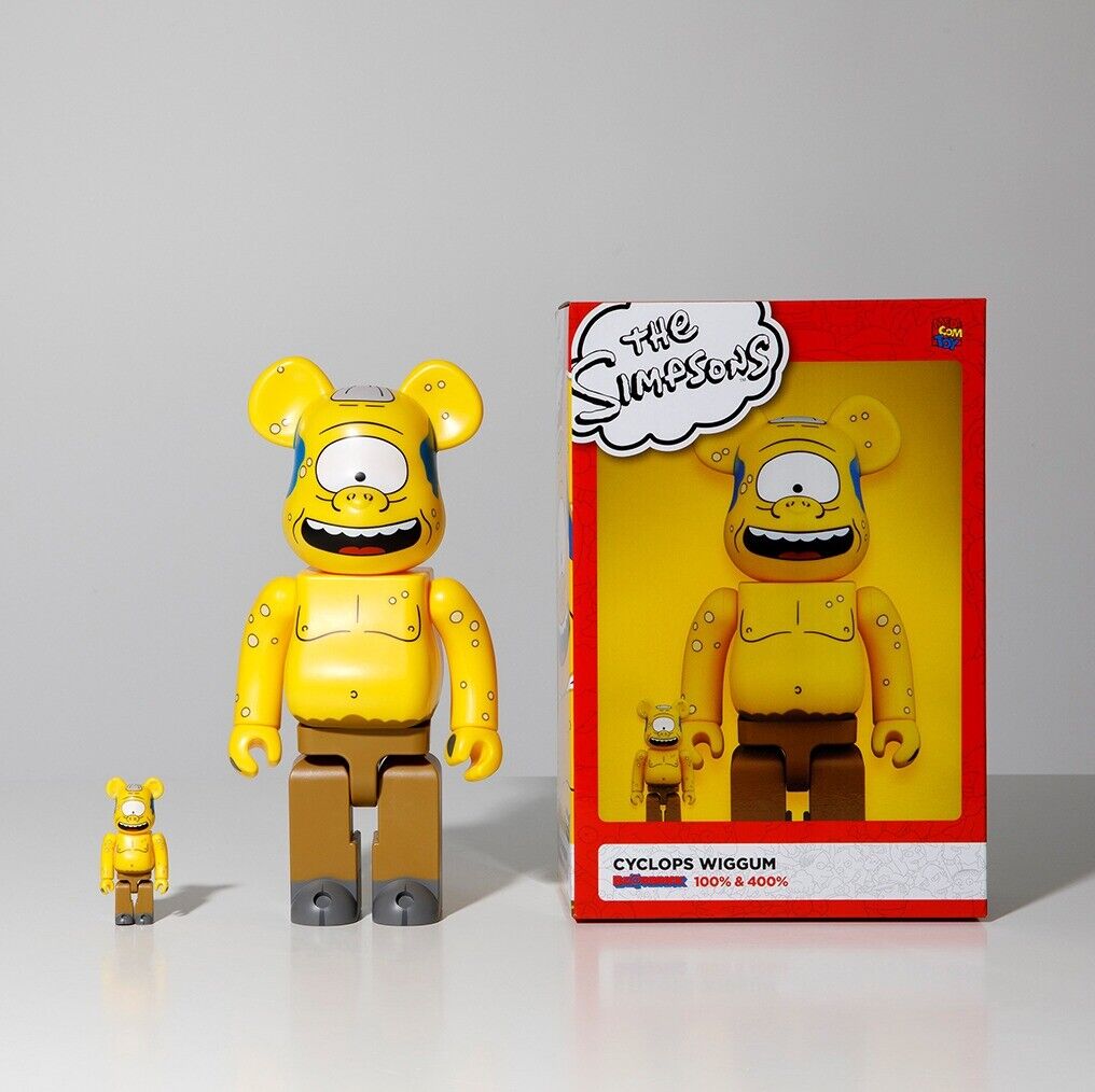 Medicom Toy BE@RBRICK Bearbrick 400% + 100% SIMPSONS CYCLOPS Medicom Toy BE@RBRICK Bearbrick 400% + 100% SIMPSONS CYCLOPS