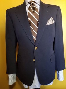 short navy blazer