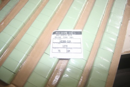 New lot of 225 Micrometals HS300-52A Green Iron Core Bus Bar Bars, approx.10 lbs - Picture 4 of 4
