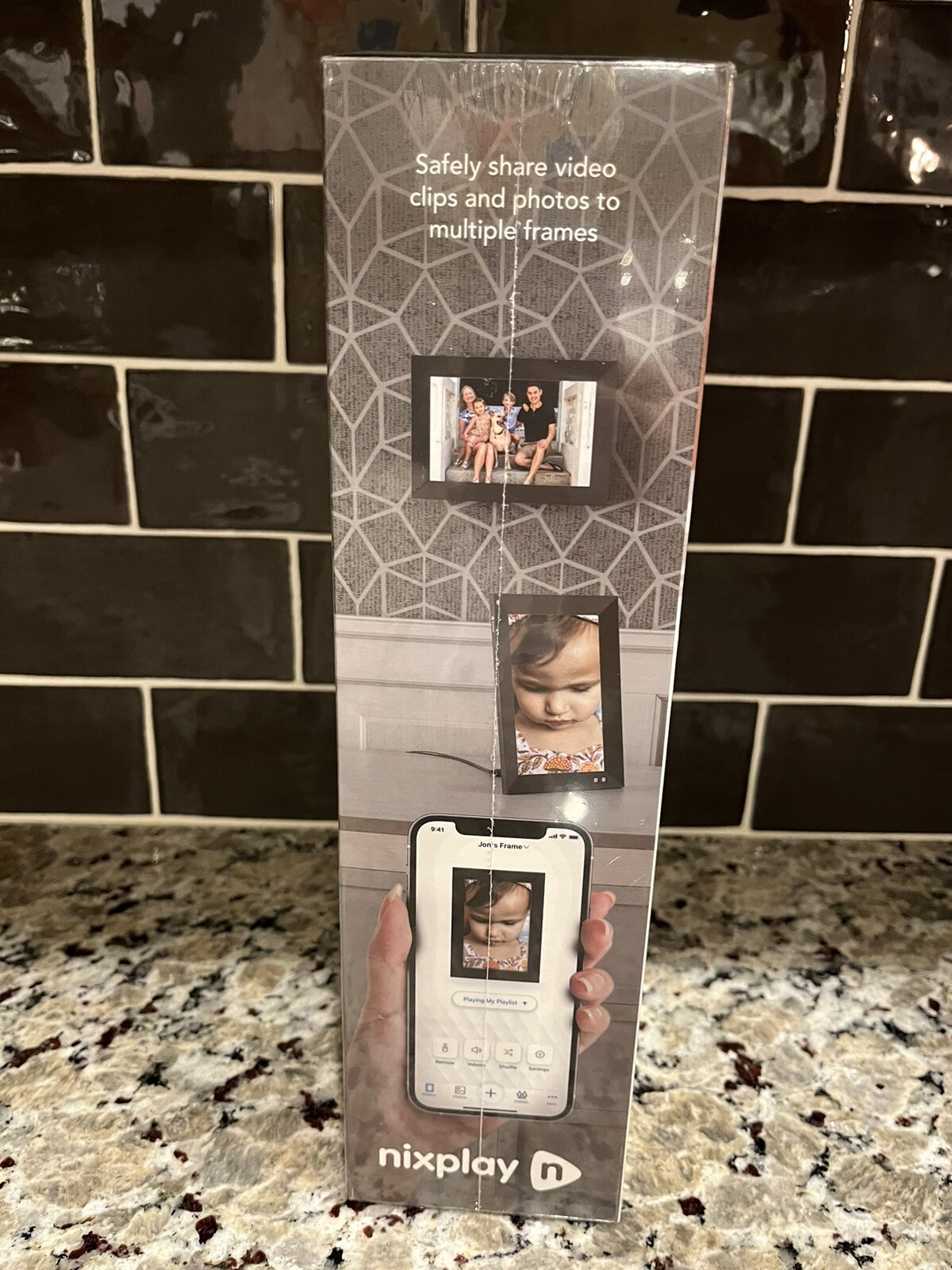 Nixplay W10F 10.1in. Smart Digital Photo Frame Black Brand New