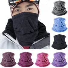 Winter Keep Warm Fleece Neck Gaiter Windproof Ski Snow Face Mask for Men Women