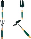 Garden Tools Set Hand Rake Hand Trowel For Gardening Garden Hand Fork Uprooting