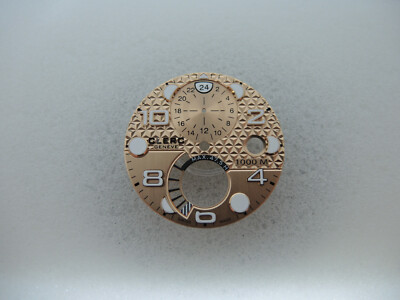 CLERC Hydroscaph GMT 1000 M Zifferblatt, Power Reserve, watch dial