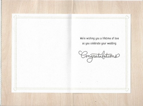 NEW Hallmark-3.75x6 On Your Wedding - To Love To Life...Together - Picture 2 of 3