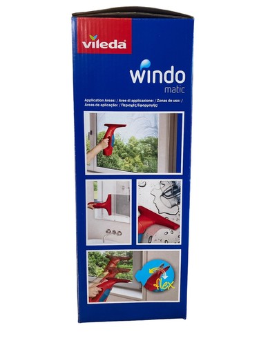 VILEDA WINDO MATIC ASPIRAGOCCE AUTOMATICO LAVAVETRI FINESTRE - Foto 4 di 8