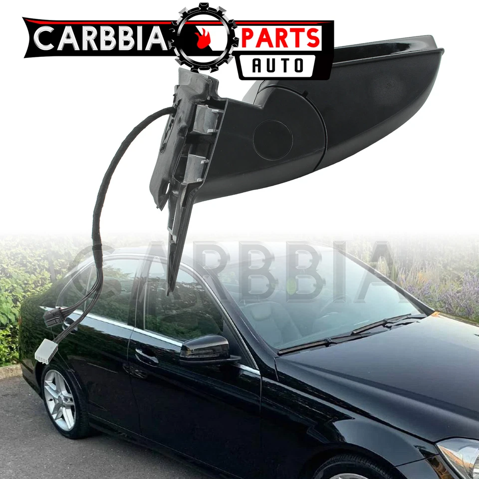 ЧЕРНОЕ ПРАВОЕ ПАССАЖИРСКОЕ БОКОВОЕ ЗЕРКАЛО ДЛЯ MERCEDES-BENZ C250 C300 C350 2010-2014 - Изображение 2 из 4