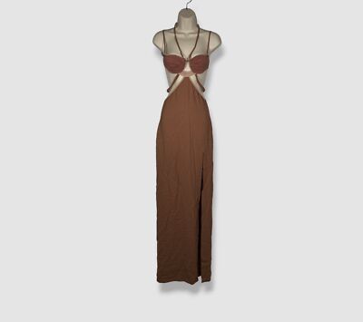 $4690 Nensi Dojaka Women's Brown Silk Cutout Sweetheart Maxi Dress Size XS | eBay $4690 Nensi Dojaka Women's Brown Silk Cutout Sweetheart Maxi Dress Size XS | eBay