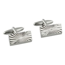 Harvey Makin Silver Starburst Cufflinks WBHM839