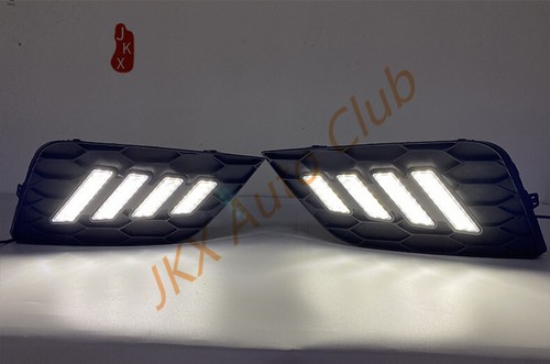 Sequence DRL LED Daytime Running FogLight Dynamic Signal For Nissan Sentra 16-19 - Picture 6 of 12