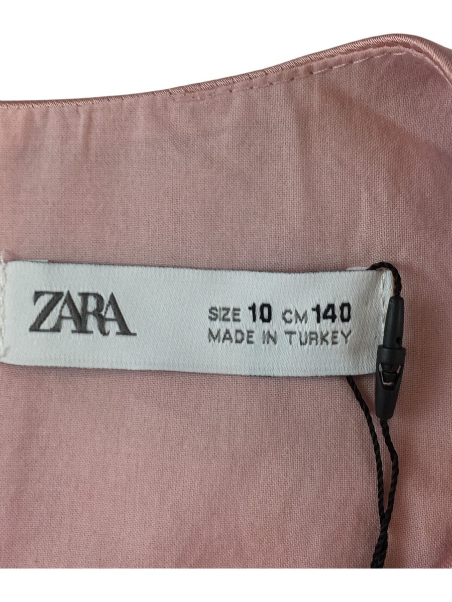 【新品】ZARA 140cm ZARA WOMAN HIGH-RISE STRAIGHT JEANS PANT LIGHT BLUE 6688/021