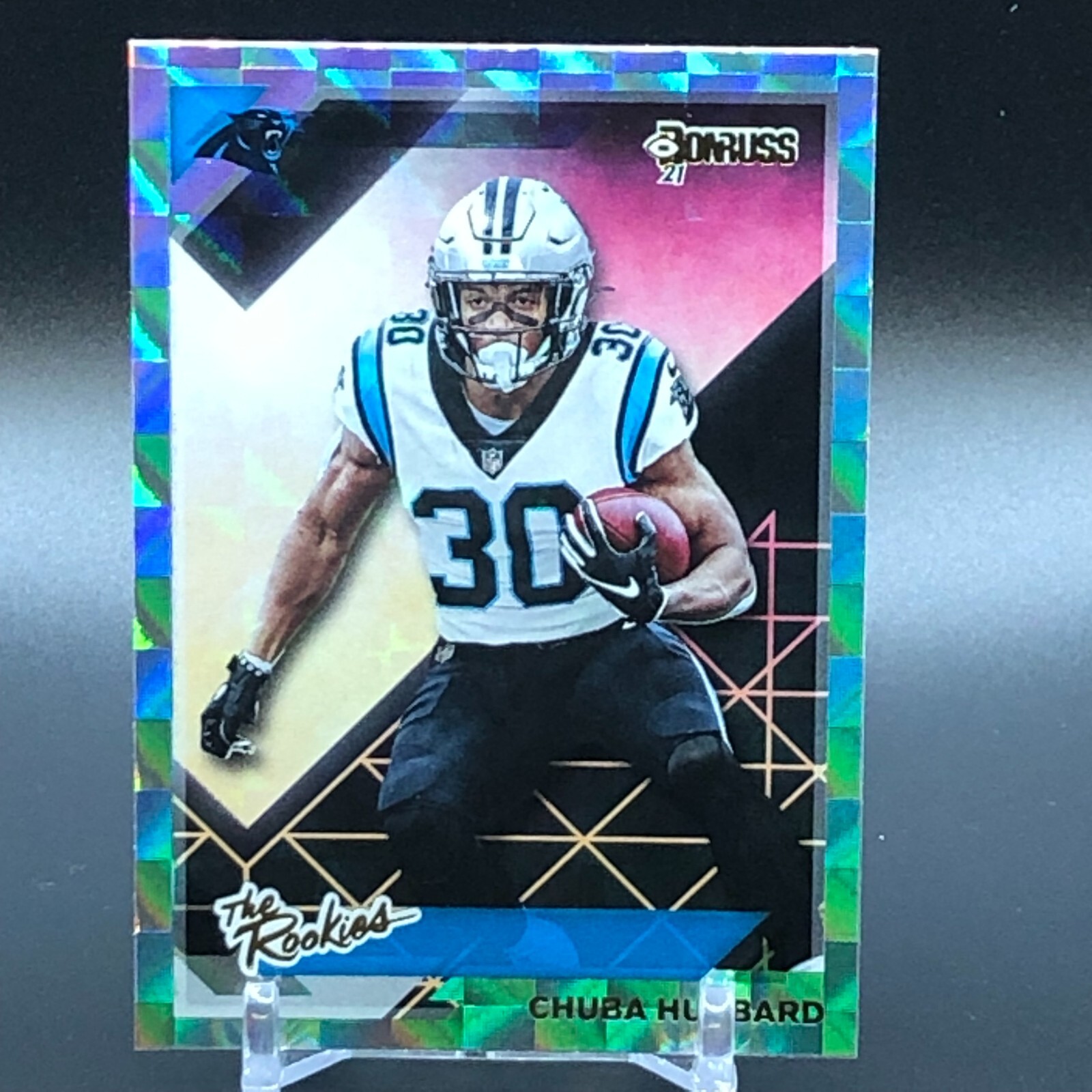 2021 Panini Donruss The Rookies Chuba Hubbard #TR-CHU Rookie RC - Panthers