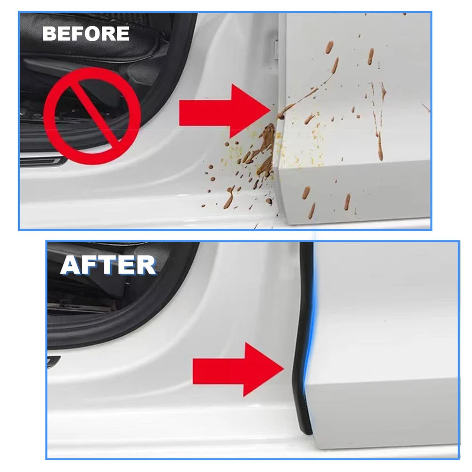 2 piezas para accesorios de coche Volvo puerta B pilar sello tira climática borde moldura moldura moldura Foto 3 de 4