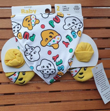 BBC Children In Need - Pudsey  - Pudsey Bear's Face On A Dribble Bib & Booties