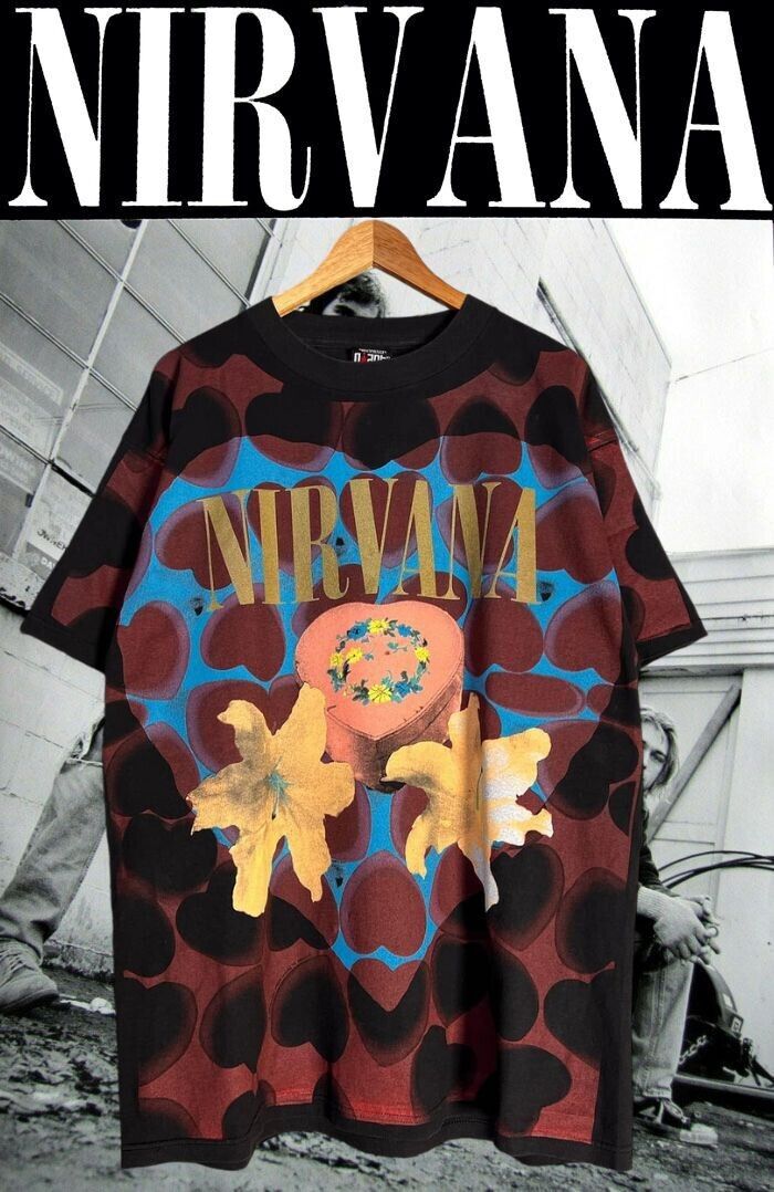 vtg nirvana 90s XL Dead Stock RockStar Giant Tultex Vintage vtg nirvana 90s XL Dead Stock RockStar Giant Tultex Vintage