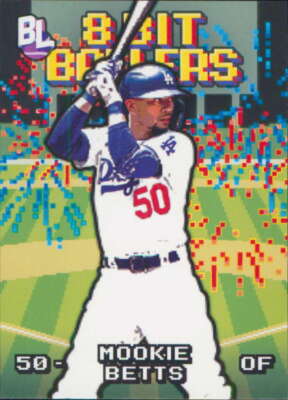 2023 Topps Big League 8-Bit Ballers #8B-1 Mookie Betts Los Angeles Dodgers