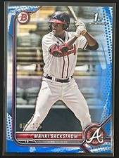 2022 1st Bowman #BP-121 Blue /125  Mahki Backstrom Atlanta Braves ⚾️🔥