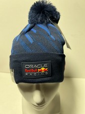 Red Bull Racing New Era Team Beanie, Formel 1 F1 Mütze, Bommelmütze