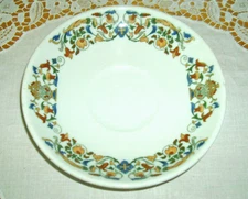 Vintage Syracuse China O.P.CO. ENSENADA Flowers 6"  Saucer ~