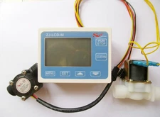 G1/2" Water Flow Control LCD Display + Solenoid Valve+Flow Sensor+Power Adapter