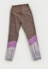 WILO The Label Ribbed Colorblock 7/8 Leggings Size Small Mauve NEW Without Tags