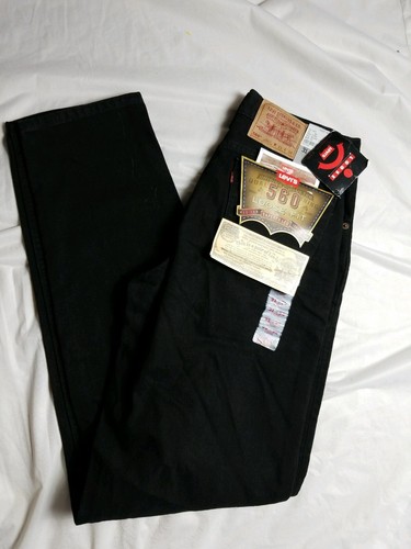 Vintage 90s LEVIS 560 Black Denim JEANS 